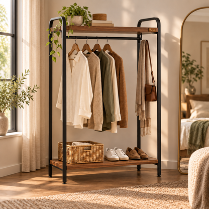 Farneli OakFrame Garment Rack